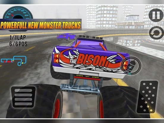 Изображение игры: Xtreme Monster Truck Race