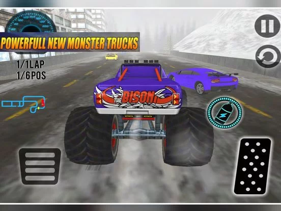 Изображение игры: Xtreme Monster Truck Race
