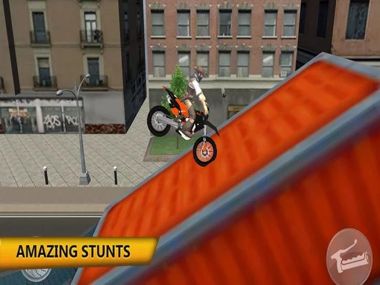 Изображение игры: Motorbike Stunt: Street Drivin