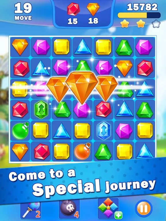 Изображение игры: Jewels Gems Legend