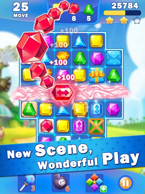 Изображение игры: Jewels Gems Legend
