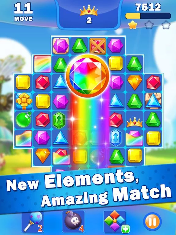Изображение игры: Jewels Gems Legend