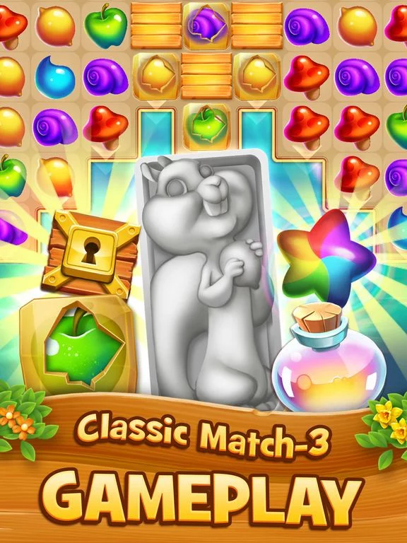 Изображение игры: Magic Meadow: Match-3
