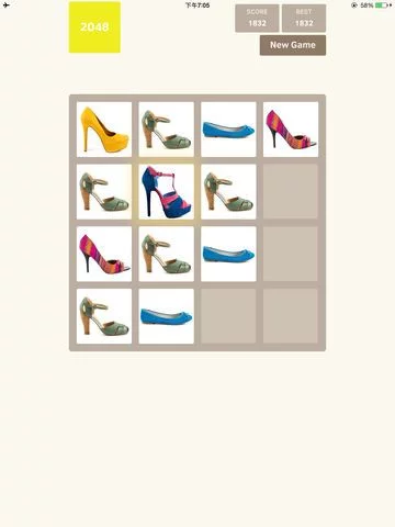 Изображение игры: 2048 High Heels