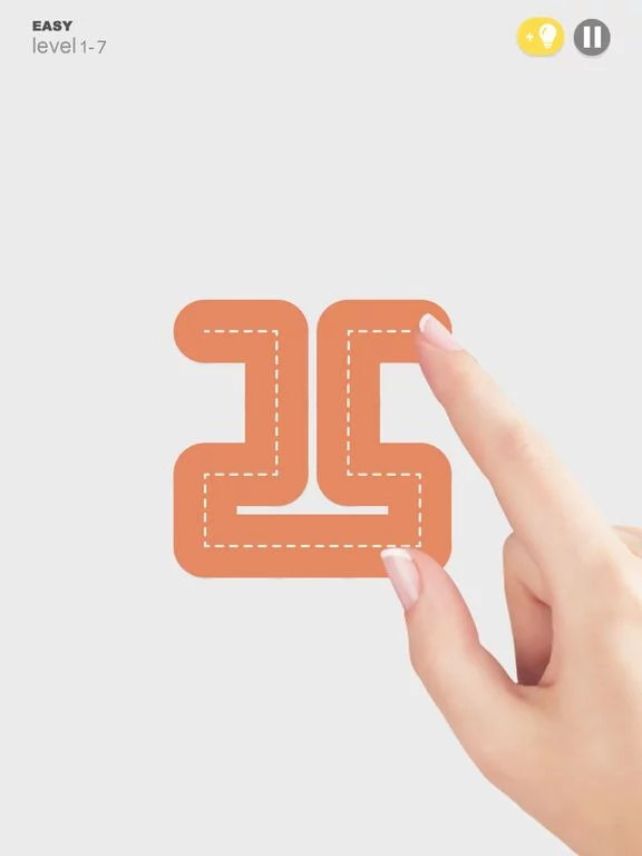 Изображение игры: Fill - Draw One LineTo Jigsaw