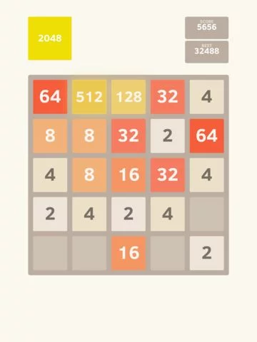Изображение игры: 2048 5x5 Classic Edition