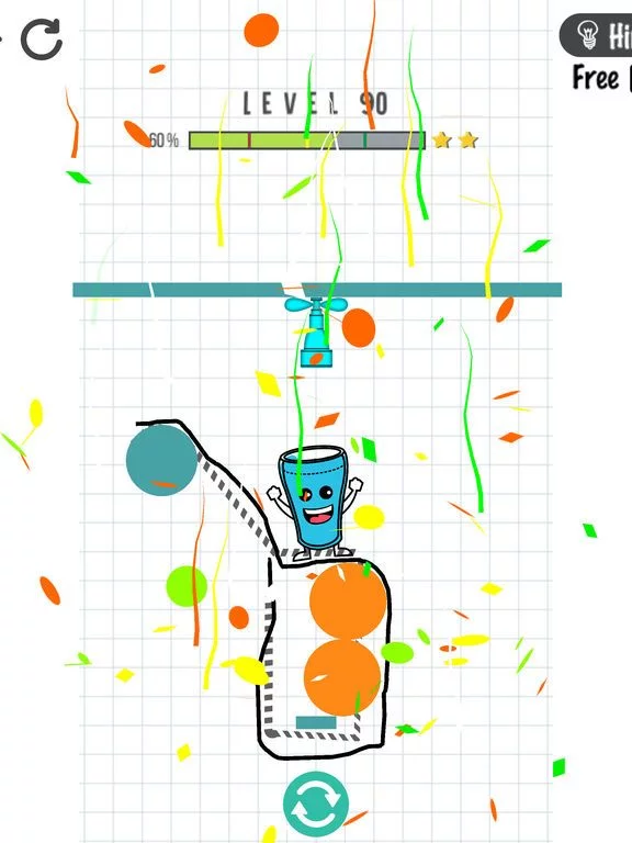 Изображение игры: Ultra Happy Glass - Draw Sharp