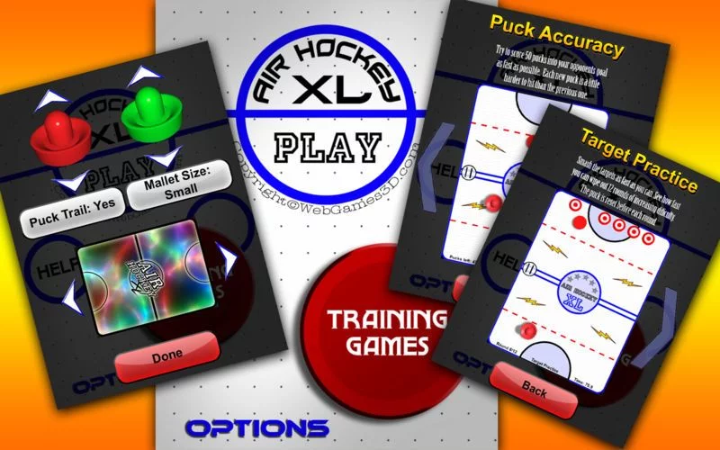 Изображение игры: Air Hockey XL