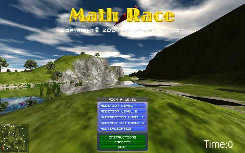 Изображение игры: Math Race