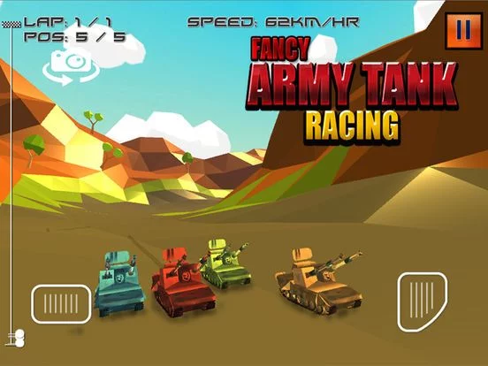 Изображение игры: Fancy Army Tank Racing