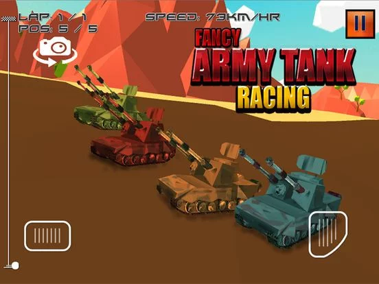 Изображение игры: Fancy Army Tank Racing