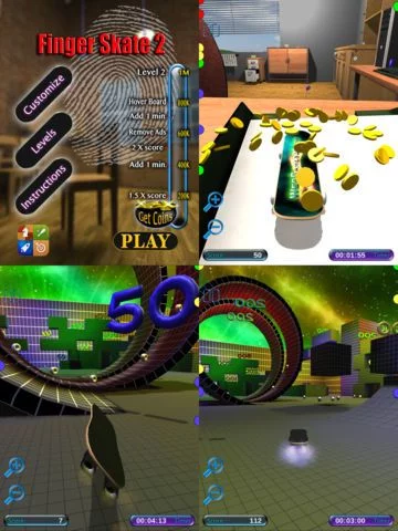 Изображение игры: Finger Skate 2