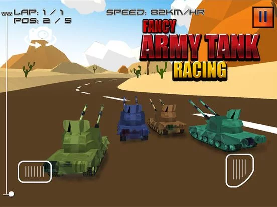 Изображение игры: Fancy Army Tank Racing