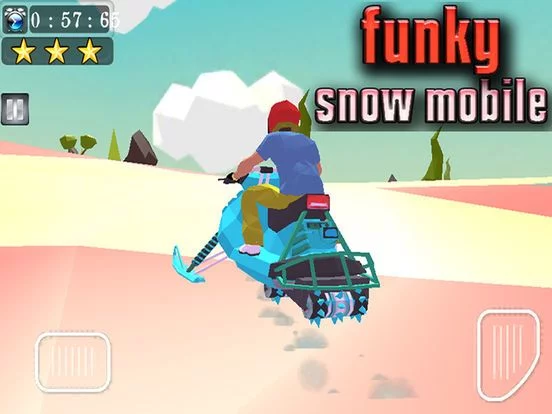 Изображение игры: Funky Snow Mobile