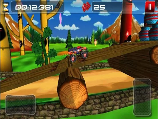 Изображение игры: 4 Wheels Mayhem 3D - Top Monster Truck Racing Game