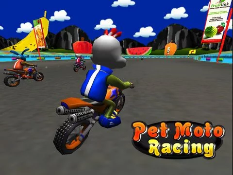Изображение игры: Pet Moto Racing ( 3D bike kids games )