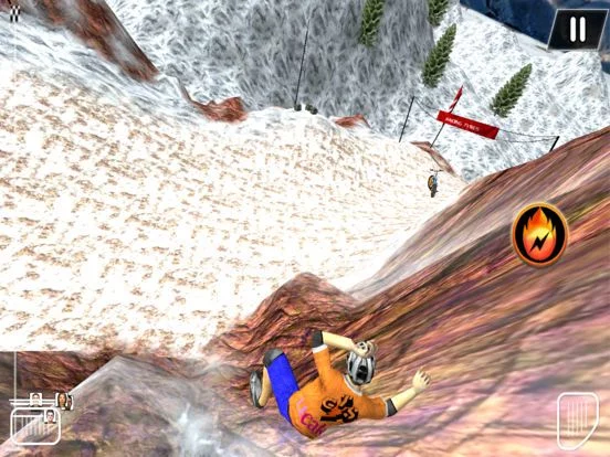 Изображение игры: BMX Snow Bike Stunt Racing