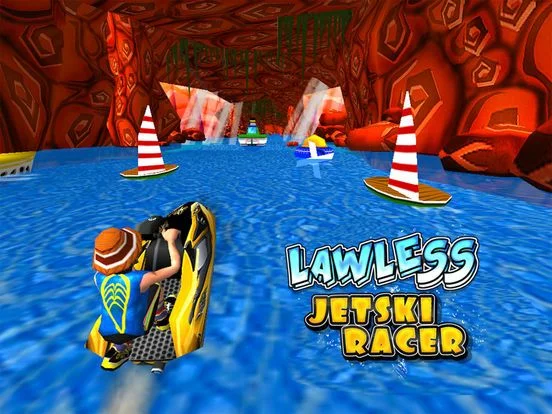 Изображение игры: Lawless Jetski Racer -Free ( 3d Stunt Race Games for Boys and Girls )