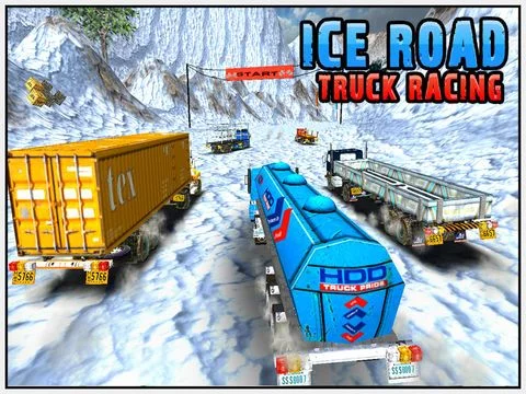 Изображение игры: Ice Road Truck Racing ( Best Truckers Race game for Holidays in winter season )