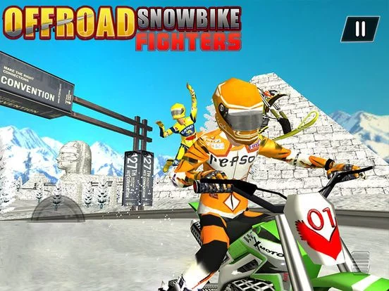 Изображение игры: Offroad Snow Bike Fight