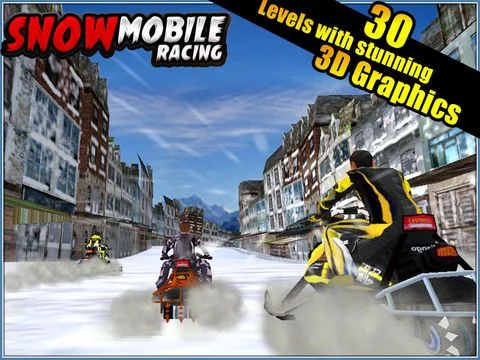 Изображение игры: SnowMobile Racing 3D ( Action Race Game / Games )