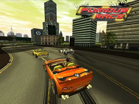 Изображение игры: Furious Race ( 3D Car Racing Games )