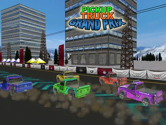 Изображение игры: Pickup Truck Grand Prix