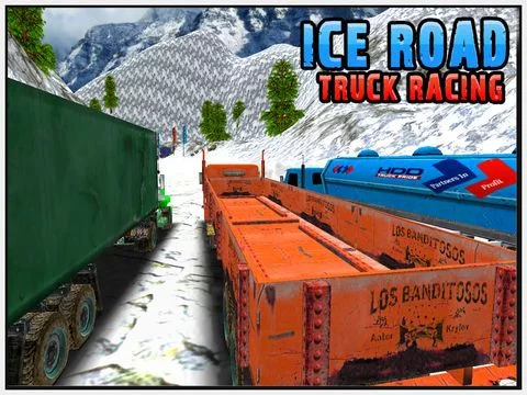 Изображение игры: Ice Road Truck Racing ( Best Truckers Race game for Holidays in winter season )