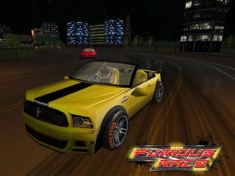 Изображение игры: Furious Race ( 3D Car Racing Games )