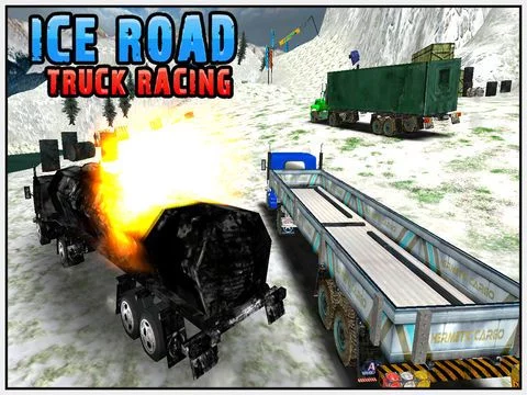 Изображение игры: Ice Road Truck Racing ( Best Truckers Race game for Holidays in winter season )