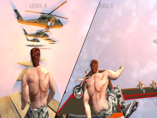 Изображение игры: Parkour Stunt Simulator Race