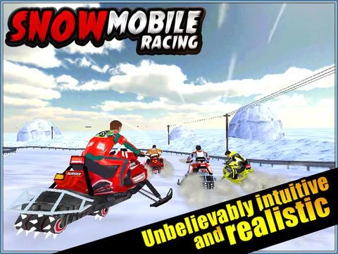 Изображение игры: SnowMobile Racing 3D ( Action Race Game / Games )