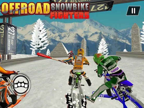Изображение игры: Offroad Snow Bike Fight