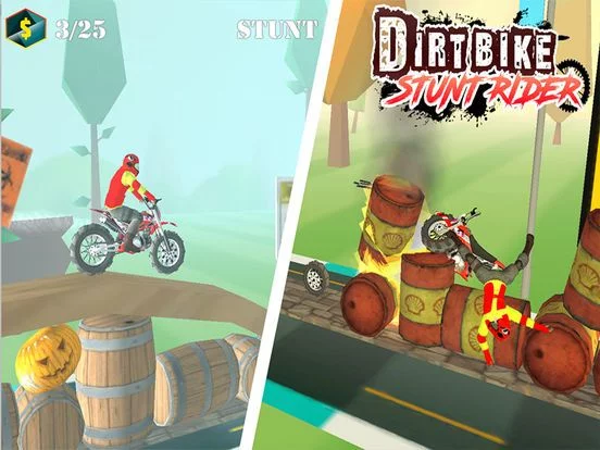 Изображение игры: Dirt Bike Stunt Rider