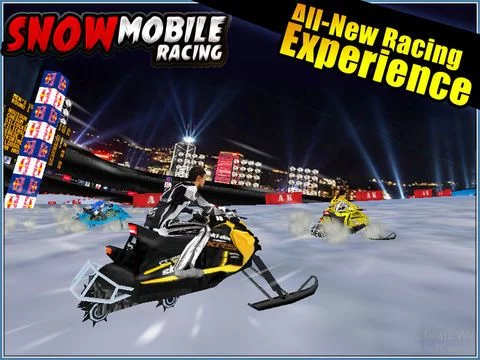 Изображение игры: SnowMobile Racing 3D ( Action Race Game / Games )