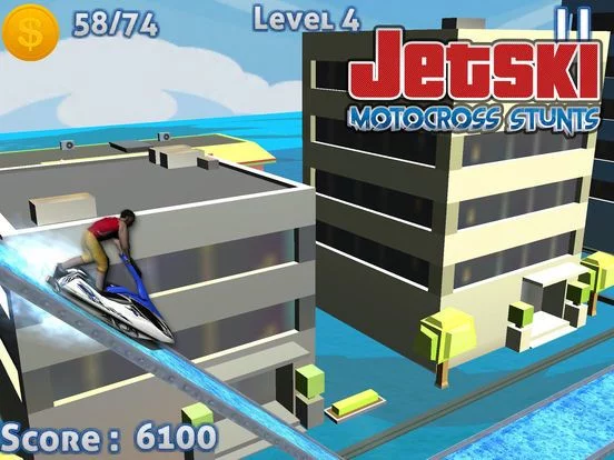 Изображение игры: JetSki MotoCross Uphill Race