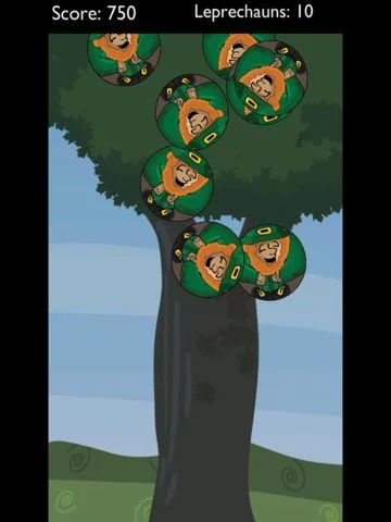Изображение игры: Bouncing Leprechauns