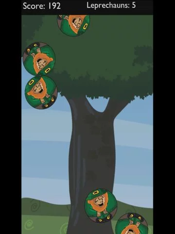 Изображение игры: Bouncing Leprechauns
