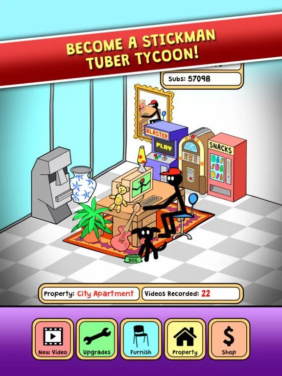 Изображение игры: Stickman Tuber Tycoon