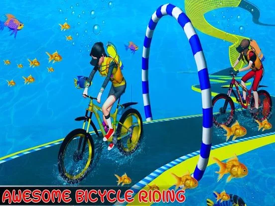 Изображение игры: Water Park MMX Bicycle Pro