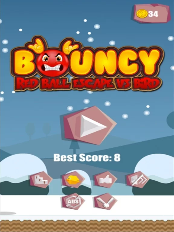Изображение игры: Bouncy Red Ball Game