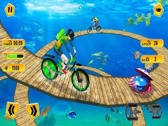 Изображение игры: Water Park MMX Bicycle Pro
