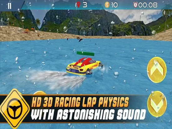 Изображение игры: WaterSlide Car Uphill Rush Pro