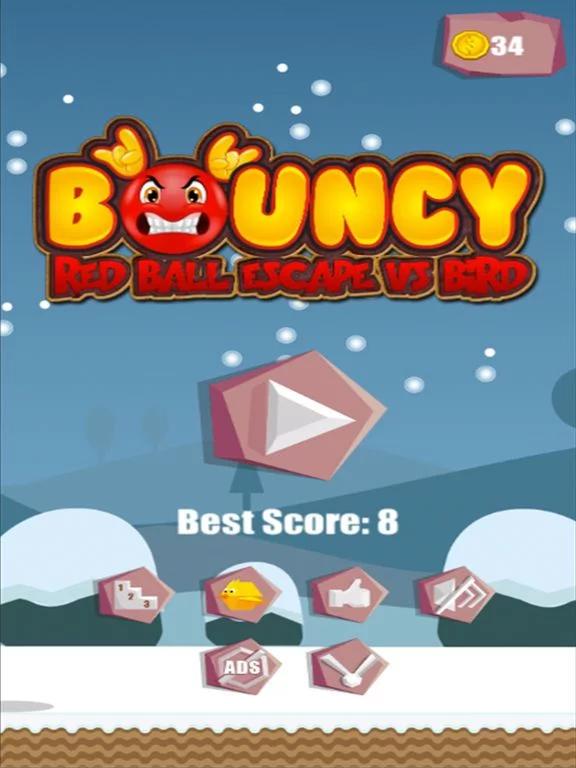 Изображение игры: Bouncy Red Ball Game