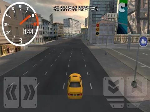 Изображение игры: Taxi City Driving Sim