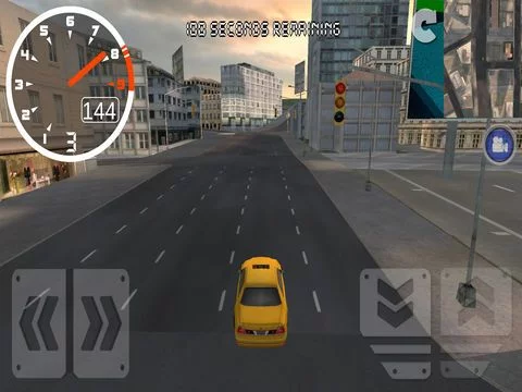 Изображение игры: Taxi City Driving Sim