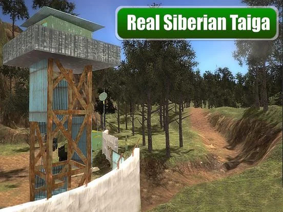 Изображение игры: Russian Offroad Jeep Simulator - Drive your SUV in Russian Taiga!