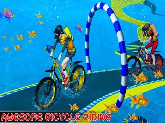 Изображение игры: Water Park MMX Bicycle Rider