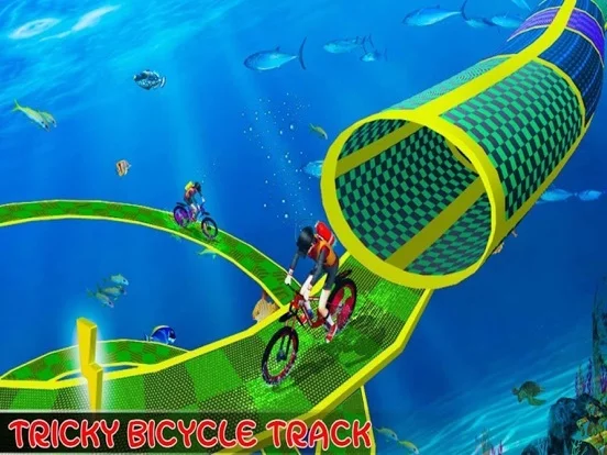Изображение игры: Water Park MMX Bicycle Rider