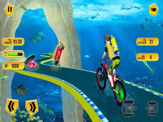 Изображение игры: Water Park MMX Bicycle Rider